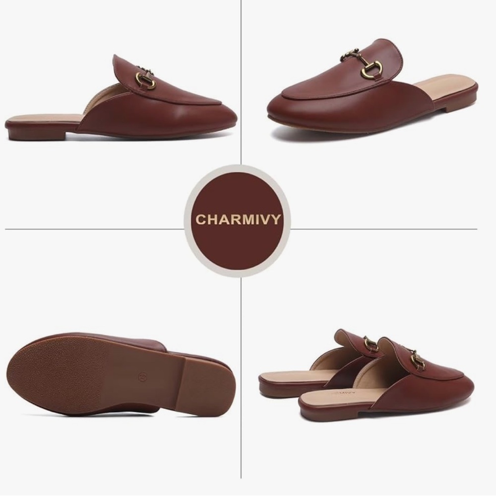 Classic Brown Mule with Horsebit Detail - Picture 7 of 13